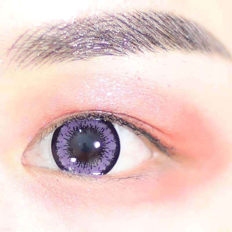 Hollywood violet lenses