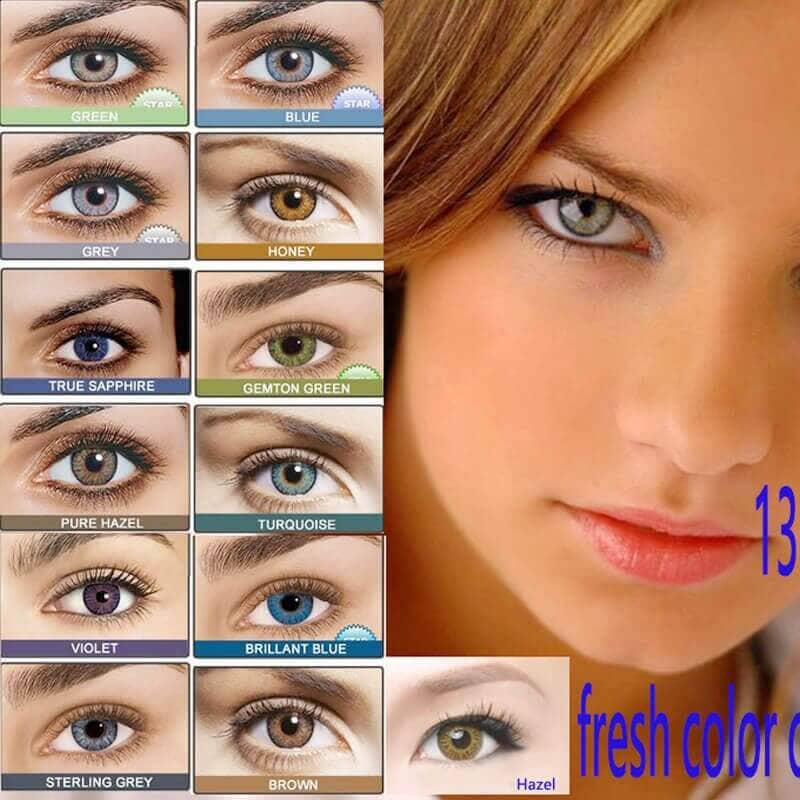 Golden Branclear Blending 13 colors contact lenses Poster