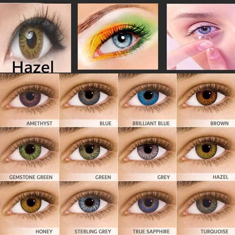 Golden Branclear Blending colors contact lenses detailed 13 colors