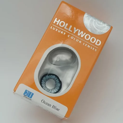 close up hollywood ocean blue lenses
