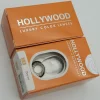 front and back view on hollywood luxury color lenses brown