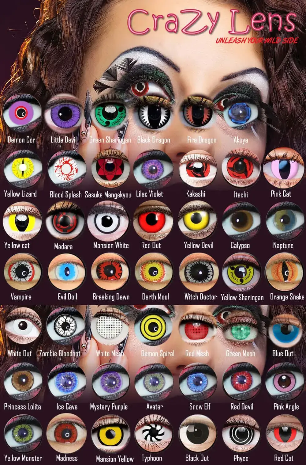 Crazy-Contact-Lenses-Poster-Whole-List