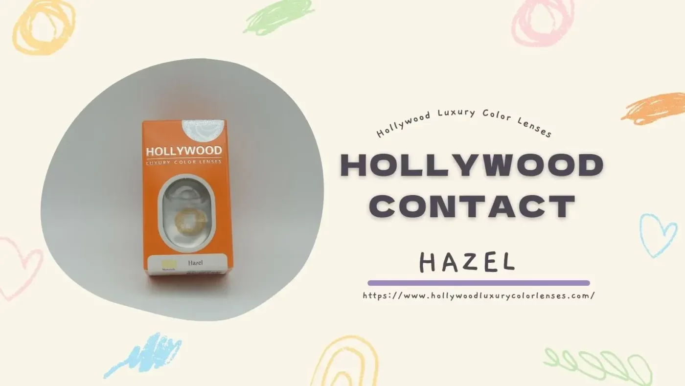 Hollywood luxury color lenses hazel poster