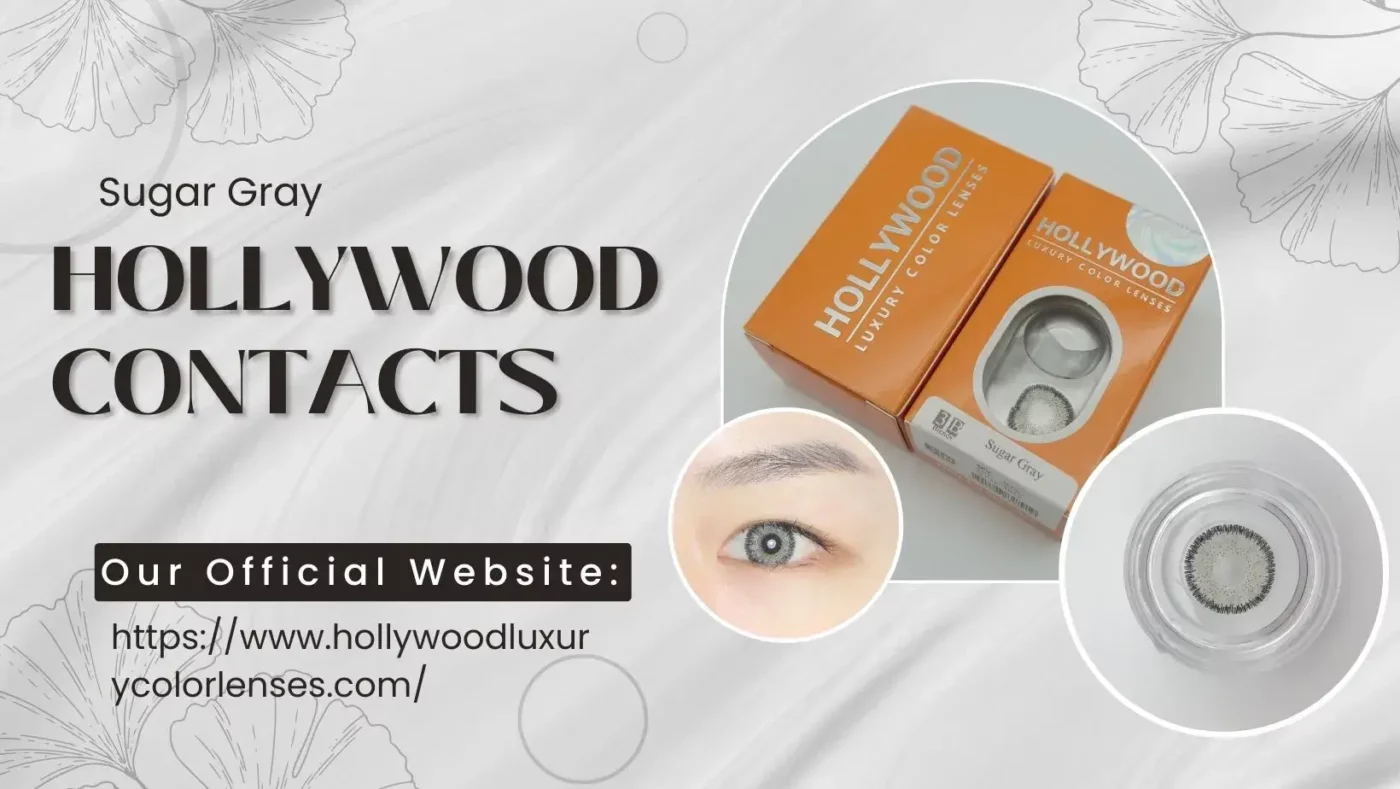 Hollywood luxury color lenses sugar gray poster