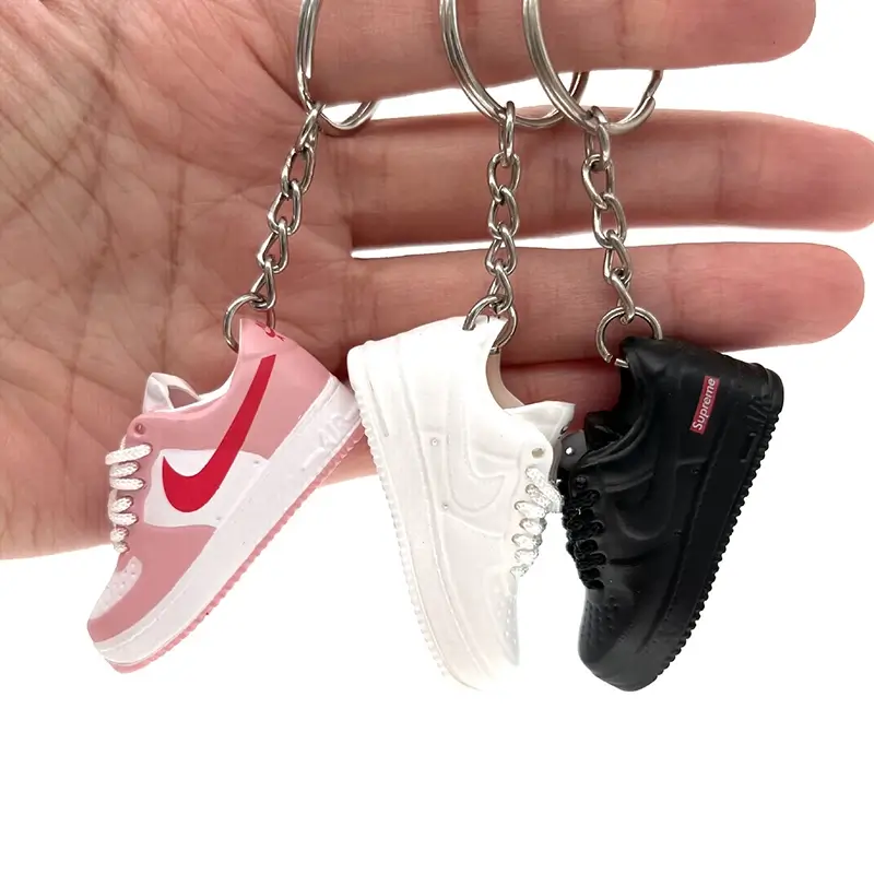 3d sneaker replica keychain color show