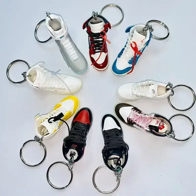 Colourful Personalised 3D Sneaker Keyring color show