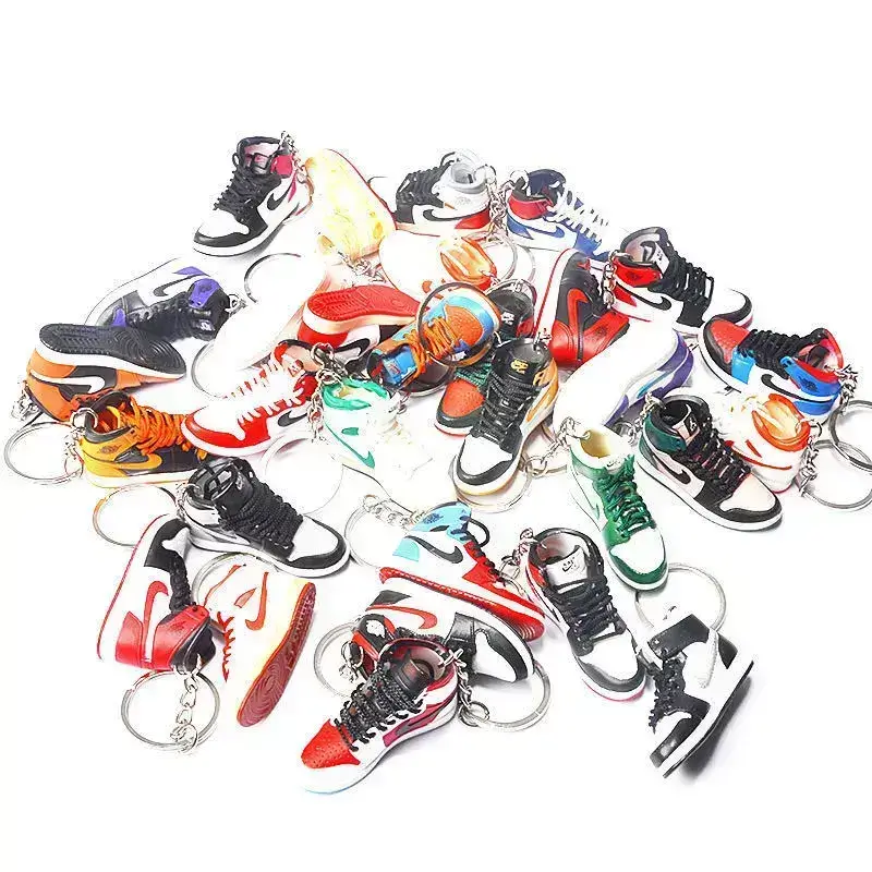 Colourful Personalised 3D Sneaker Keyring detail picture