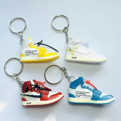Colourful Personalised 3D Sneaker Keyring show