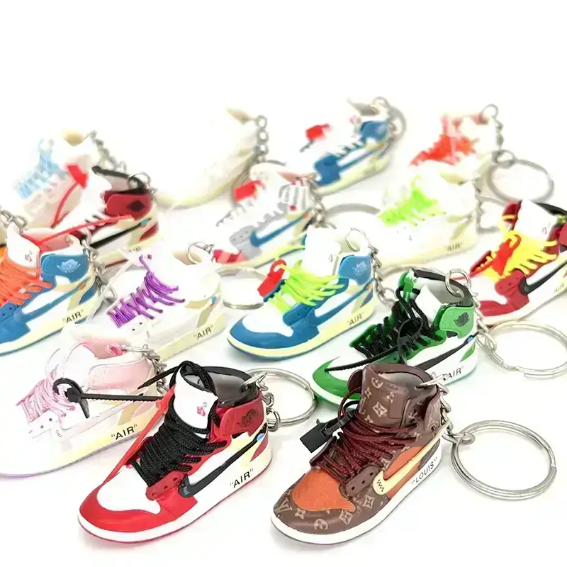 Mini Sneaker Shoes Keychain 3D Sneaker Lover Model Sneaker Dunk High ...