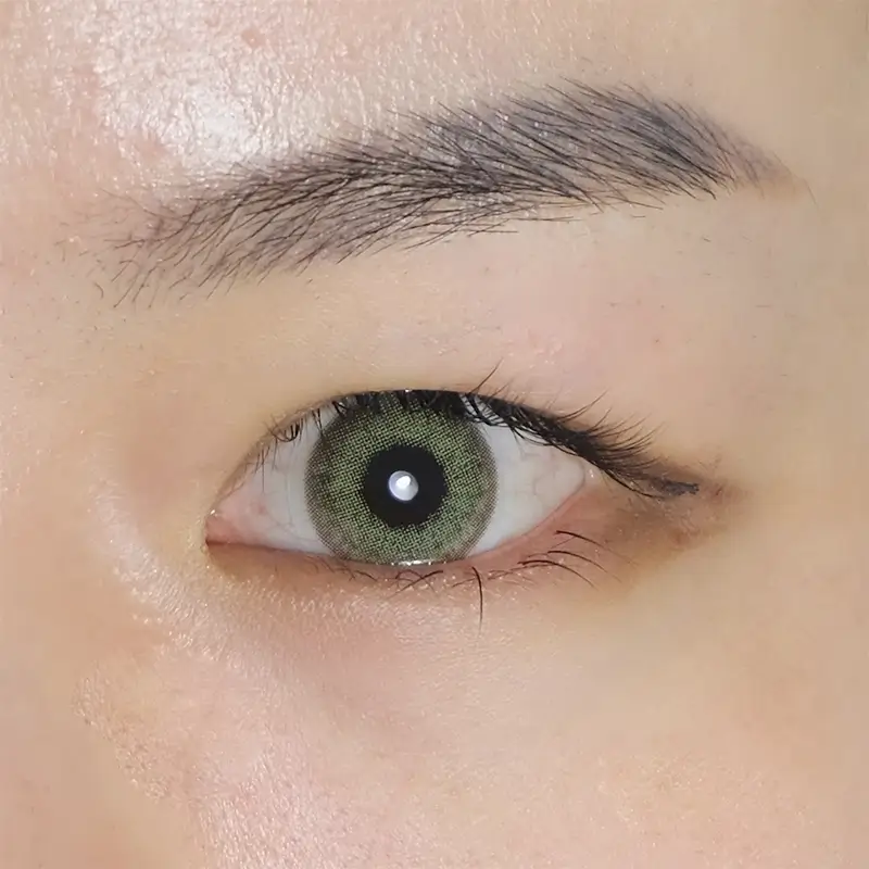 Metallic Green color contact lenses