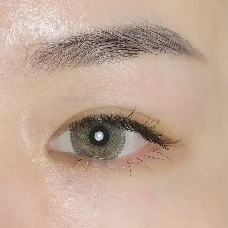 Buttermilk contacts colored