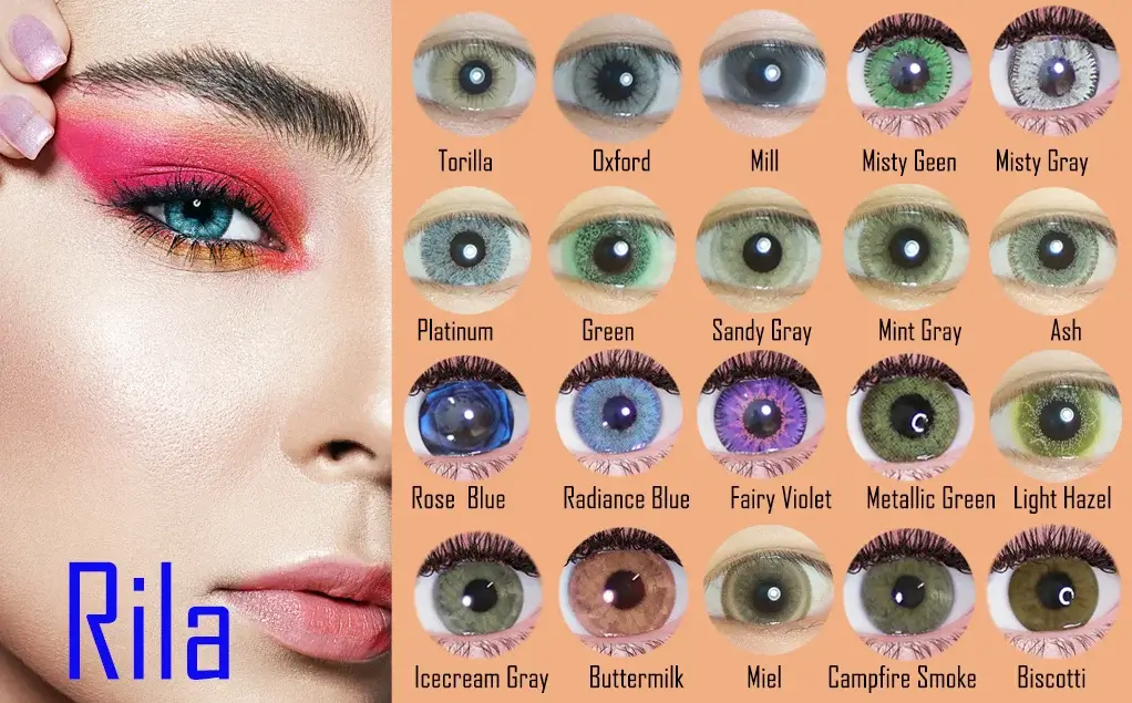 RILA Colored Contacts Poster