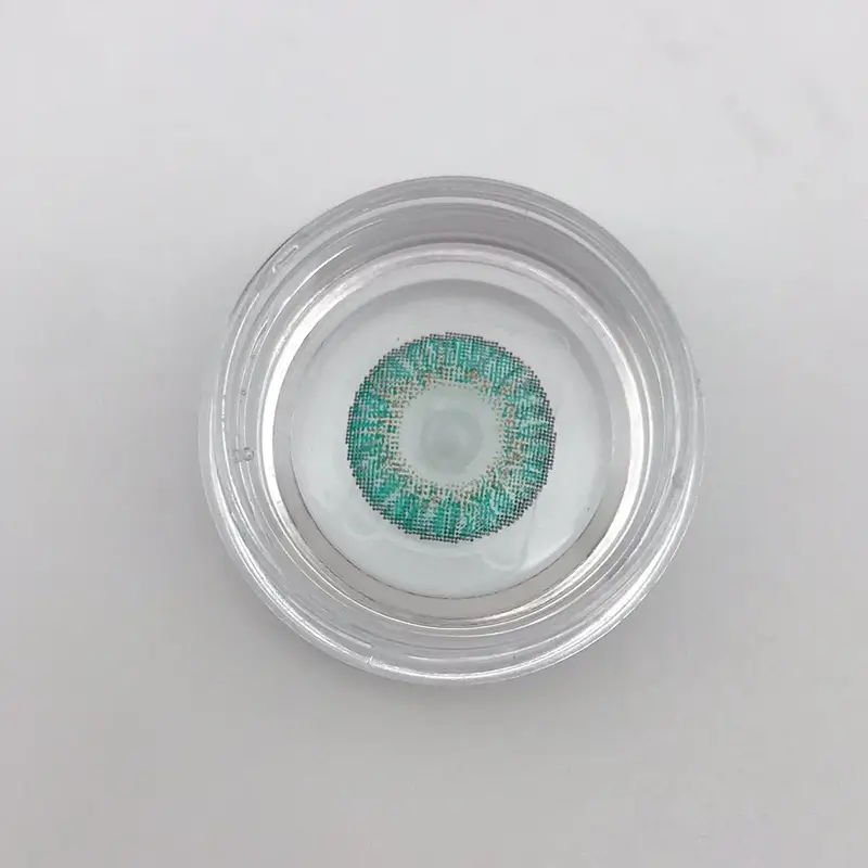 hollywood color contact lenses Aqua Marine detail show